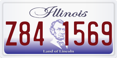 IL license plate Z841569
