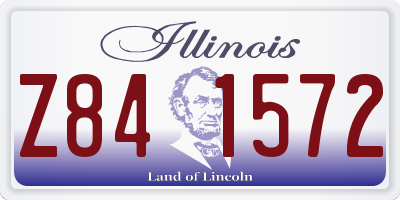IL license plate Z841572