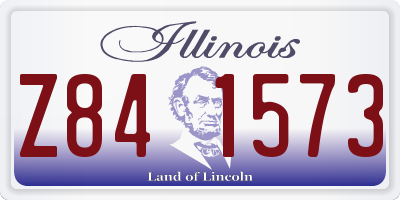 IL license plate Z841573
