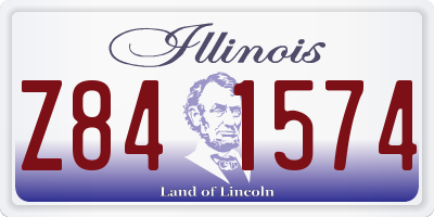 IL license plate Z841574