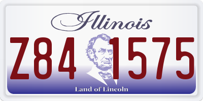 IL license plate Z841575