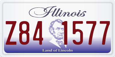 IL license plate Z841577