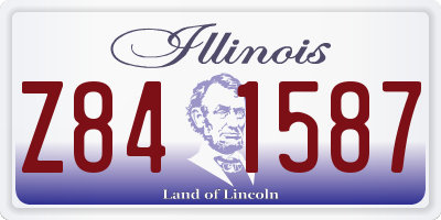IL license plate Z841587