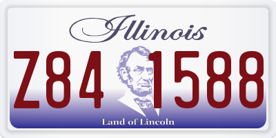 IL license plate Z841588