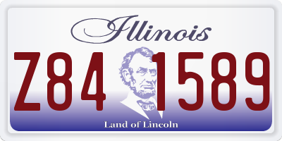 IL license plate Z841589