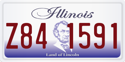 IL license plate Z841591