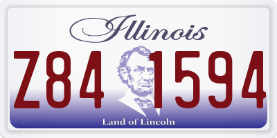 IL license plate Z841594