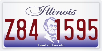 IL license plate Z841595