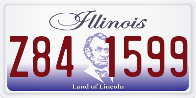 IL license plate Z841599