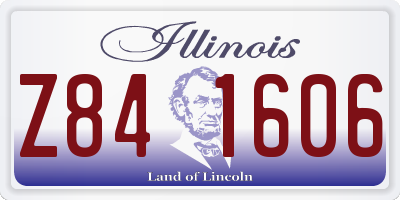 IL license plate Z841606