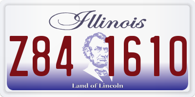 IL license plate Z841610