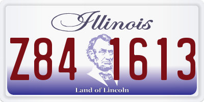 IL license plate Z841613
