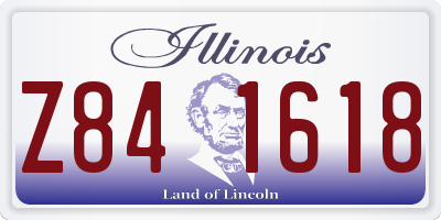IL license plate Z841618