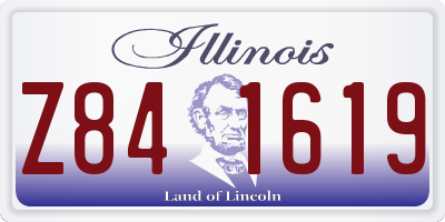 IL license plate Z841619