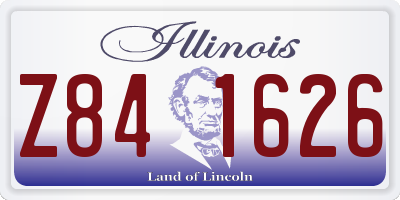 IL license plate Z841626