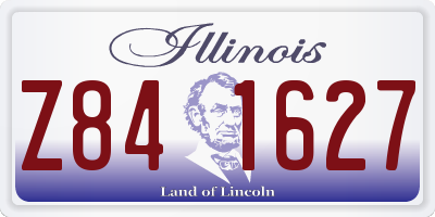 IL license plate Z841627