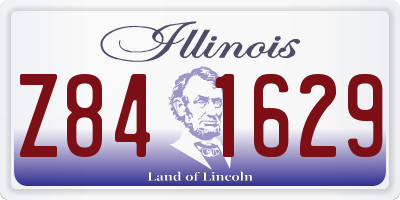 IL license plate Z841629