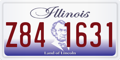 IL license plate Z841631