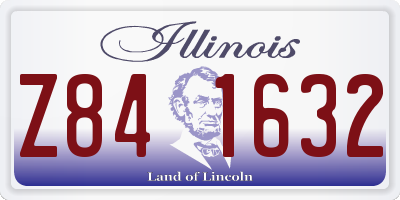 IL license plate Z841632
