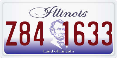 IL license plate Z841633