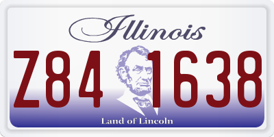 IL license plate Z841638