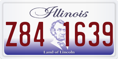 IL license plate Z841639