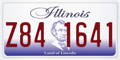 IL license plate Z841641