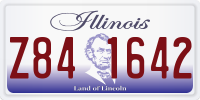 IL license plate Z841642