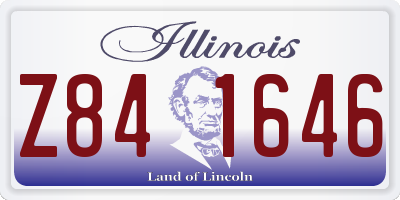 IL license plate Z841646
