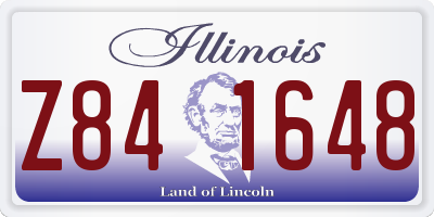IL license plate Z841648
