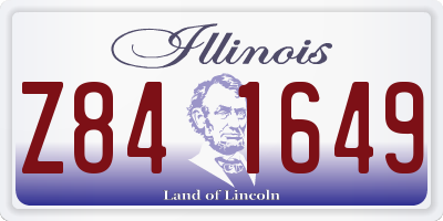 IL license plate Z841649