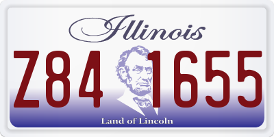 IL license plate Z841655
