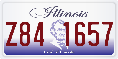 IL license plate Z841657