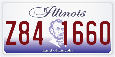 IL license plate Z841660