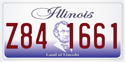 IL license plate Z841661