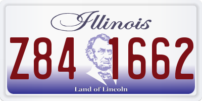 IL license plate Z841662