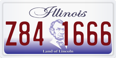 IL license plate Z841666