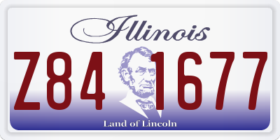 IL license plate Z841677