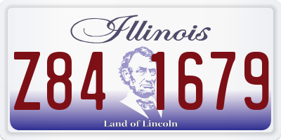 IL license plate Z841679