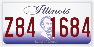 IL license plate Z841684