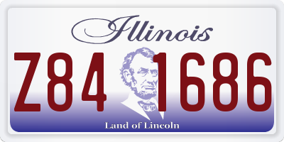 IL license plate Z841686