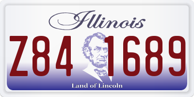 IL license plate Z841689