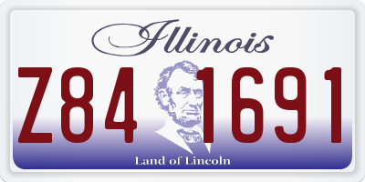 IL license plate Z841691
