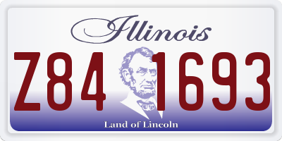 IL license plate Z841693