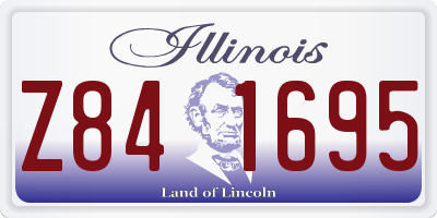 IL license plate Z841695