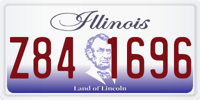IL license plate Z841696