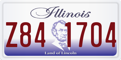 IL license plate Z841704