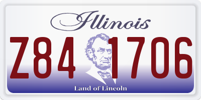 IL license plate Z841706