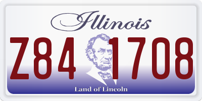 IL license plate Z841708