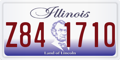 IL license plate Z841710